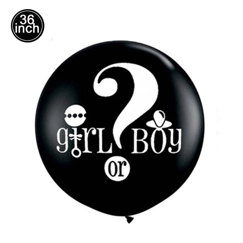 Boy Or Girl Gender Reveal Party Balloons Gender Disclosure Theme Party Decorative Foil Ballon Baby Shower Supplies Decoration