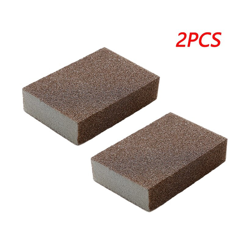 Magic Sponge Eraser Emery Sponge with Handle Kitchen Cleaning Brush Rust Remover Brush Descaling Clean Rub Kitchen Gadget Tools