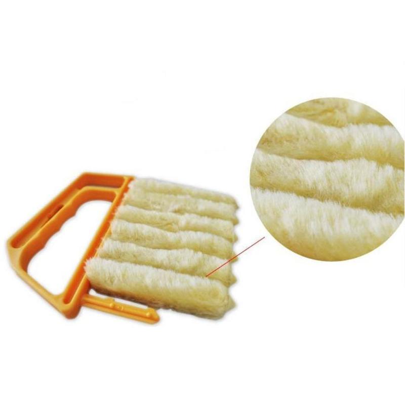 Microfiber Window Cleaning Brush Venetian Blind Cleaner Brush Cleaning Tool Washable Air Conditioner Duster Blinds Cloth Tools